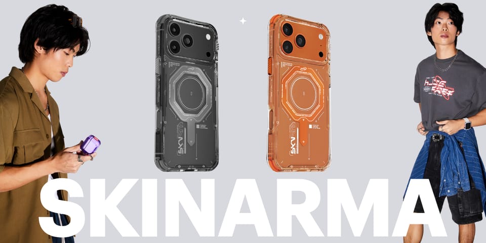 Etui Skinarma Magma do iPhone 17 Pro Max Magnetic Charging grafitowy