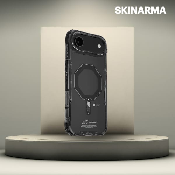 Etui Skinarma Saido do iPhone Air        Magnetic Charging czarny