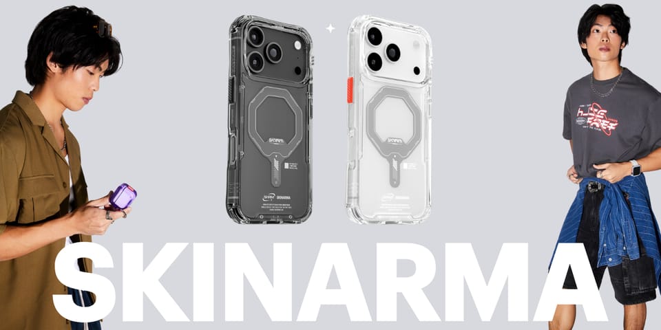 Etui Skinarma Saido do iPhone 17 Pro     Magnetic Charging przezroczysty