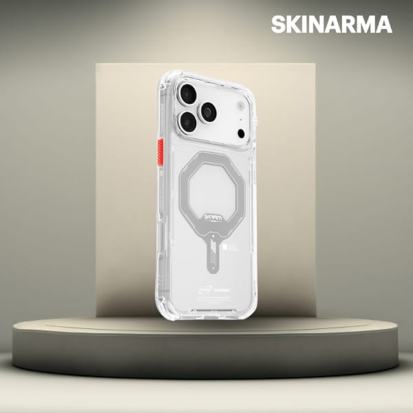 Etui Skinarma Saido do iPhone 17 Pro Max Magnetic Charging przezroczysty