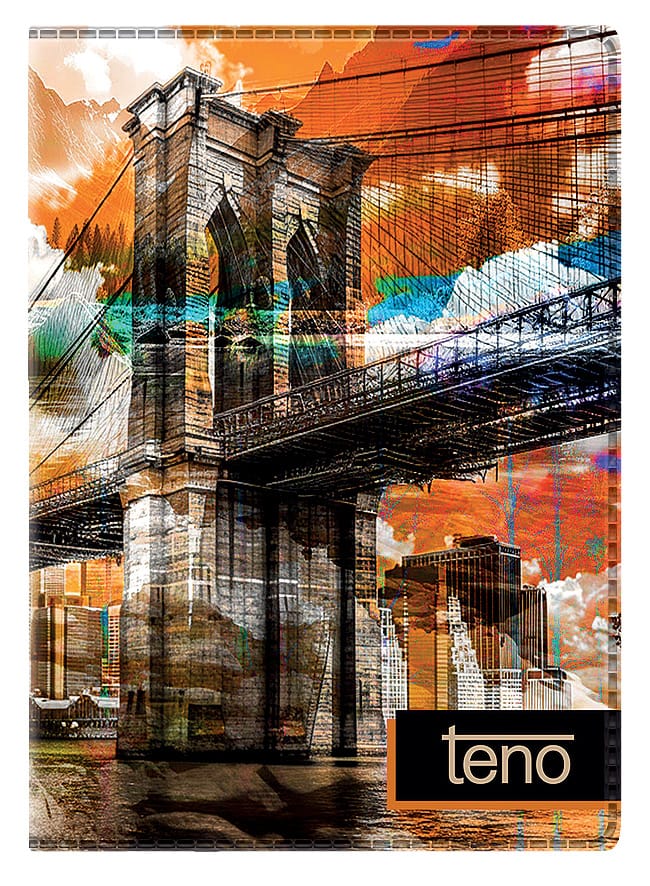 Kalendarz TENO IMPRESS notesowy N1 145x194mm 2026 TELEGRAPH
