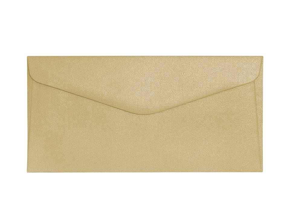 Koperta DL Pearl złoty P 150g.(10szt.) 280157 Galeria Papieru
