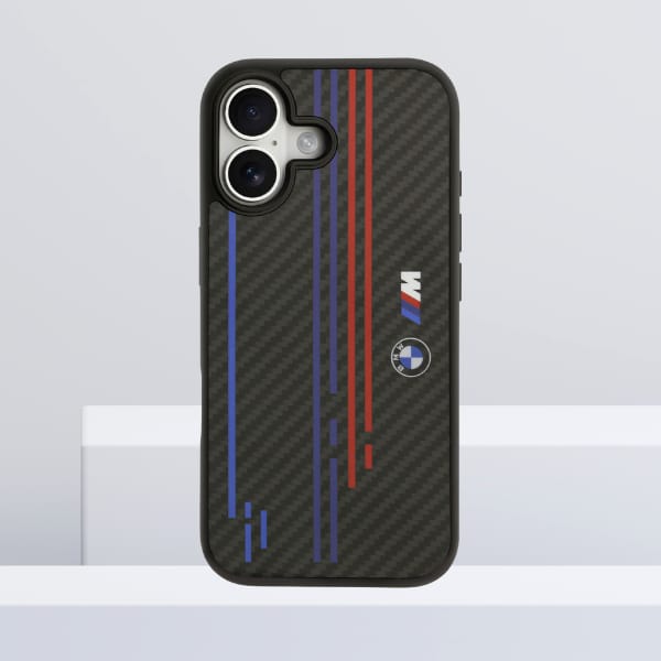 Etui BMW M Kevlar Lines & Logo MagSafe   do iPhone 17 czarny