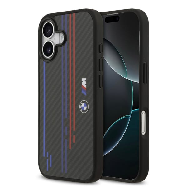 Etui BMW M Kevlar Lines & Logo MagSafe   do iPhone 17 czarny