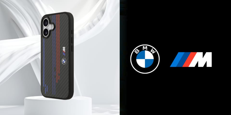Etui BMW M Kevlar Lines & Logo MagSafe   do iPhone 17 czarny