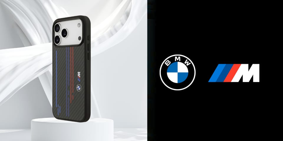 Etui BMW M Kevlar Lines & Logo MagSafe   do iPhone 17 Pro Max czarny