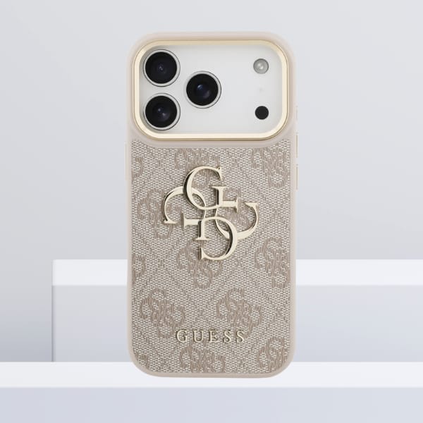 Etui Guess 4G Big 4G Classic Logo do     iPhone 17 Pro różowy złoty