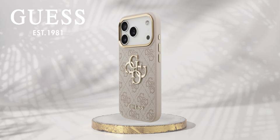 Etui Guess 4G Big 4G Classic Logo do     iPhone 17 Pro różowy złoty