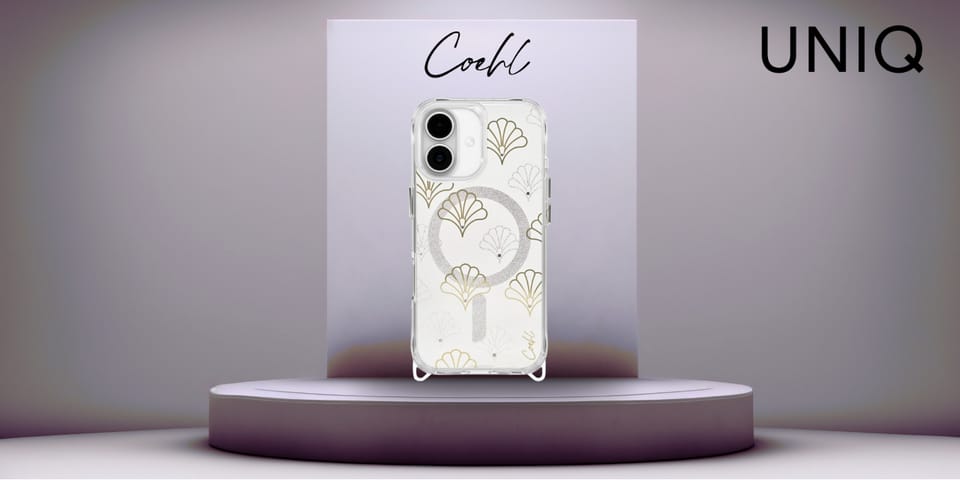Etui UNIQ Coehl Maree do iPhone 17       Magnetic Charging srebrny