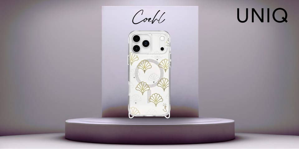 Etui UNIQ Coehl Maree do iPhone 17 Pro   Max Magnetic Charging srebrny