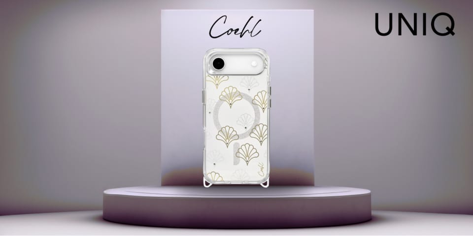 Etui UNIQ Coehl Maree do iPhone Air      Magnetic Charging srebrny