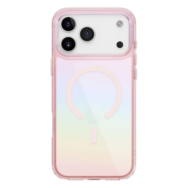 Etui UNIQ Iridescia do iPhone 17 Pro     Magclick Charging pink prism