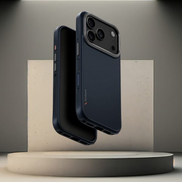 Etui UNIQ Keva do iPhone 17 Pro Magclick Charging niebieski