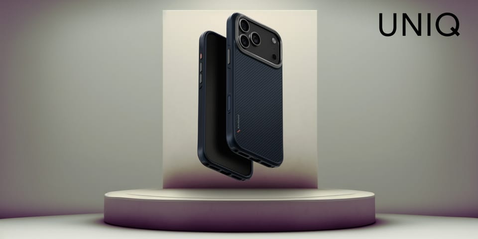 Etui UNIQ Keva do iPhone 17 Pro Max      Magclick Charging niebieski