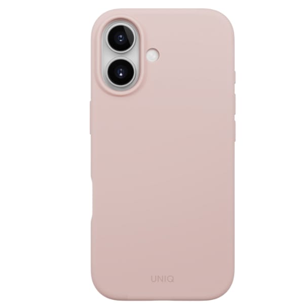 Etui UNIQ Lino do iPhone 17 Magclick     Charging różowy