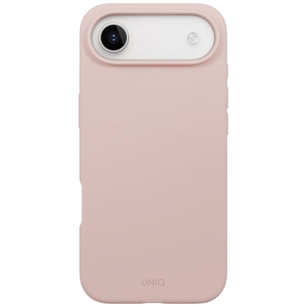 Etui UNIQ Lino do iPhone Air Magclick    Charging różowy