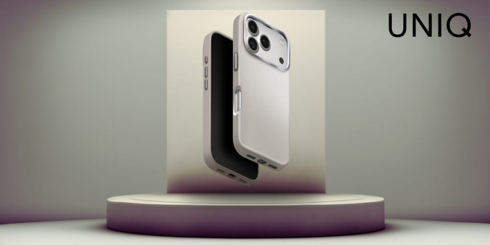 Etui UNIQ Lyden do iPhone 17 Pro         Magclick Charging clay