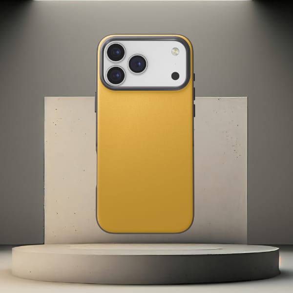 Etui UNIQ Lyden DS do iPhone 17 Pro      Magclick Charging żółto-szary