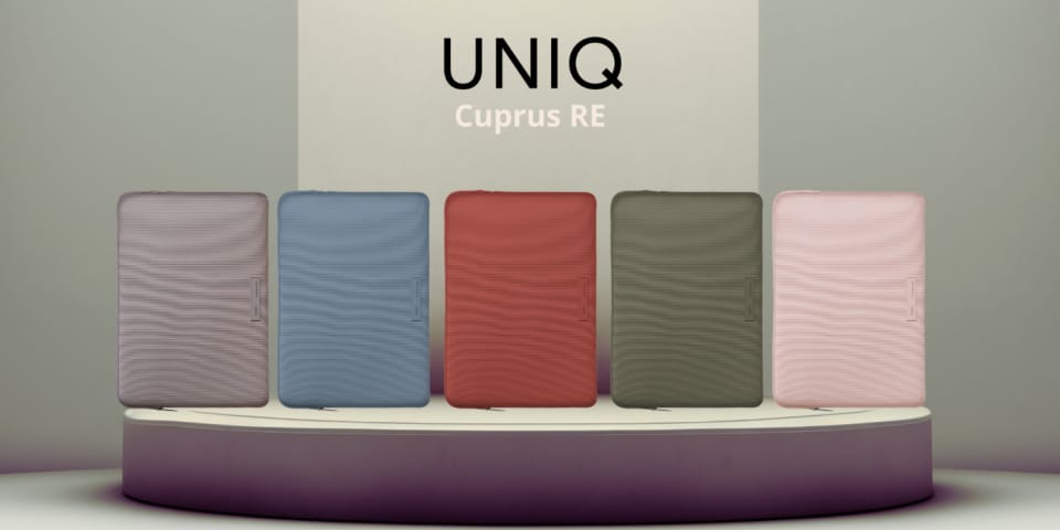 Torba na laptopa UNIQ Cyprus Ridge       Edition Laptop Sleeve 14" water-resistant neoprene czerwony