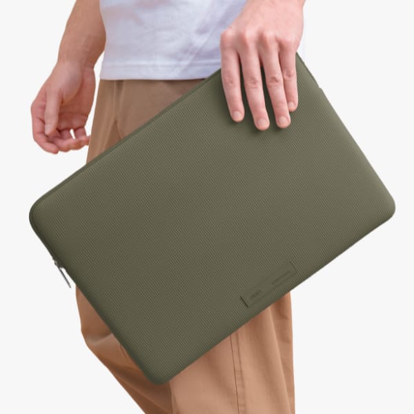 Torba na laptopa UNIQ Cyprus Ridge       Edition Laptop Sleeve 14" water-resistant neoprene zielony