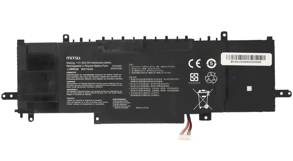 Bateria Mitsu do Asus ZenBook 13 14 UX334, UX434, UX463