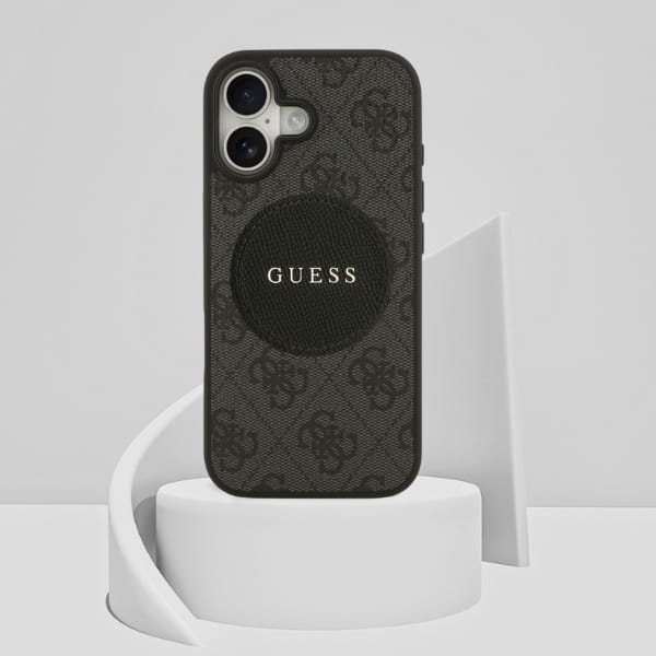Etui Guess 4G Circle Classic Logo        MagSafe do iPhone 17 czarny