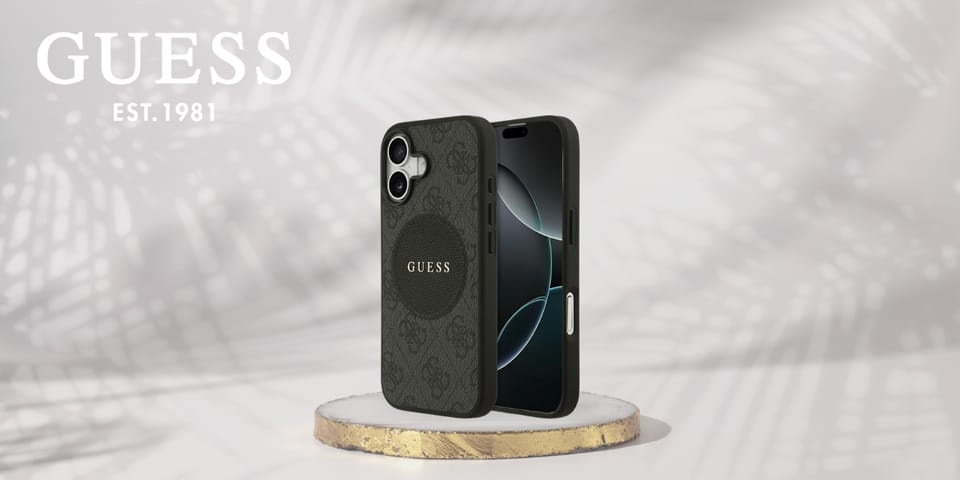 Etui Guess 4G Circle Classic Logo        MagSafe do iPhone 17 czarny
