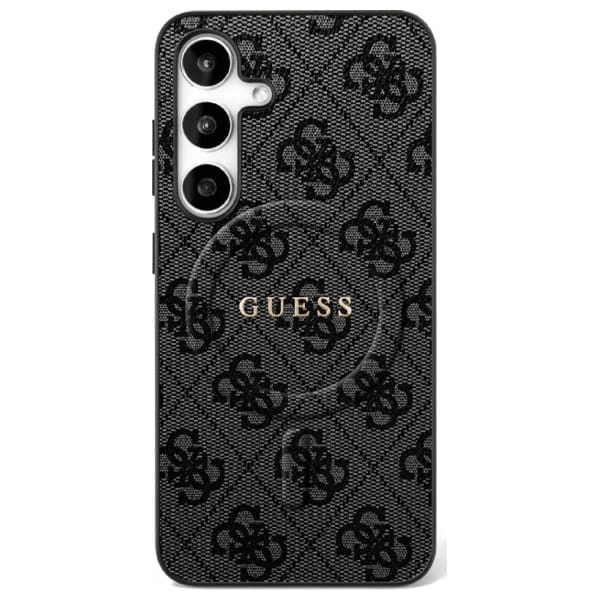 Etui Guess 4G Ring Classic Logo MagSafe  do Samsung Galaxy S25 FE czarny