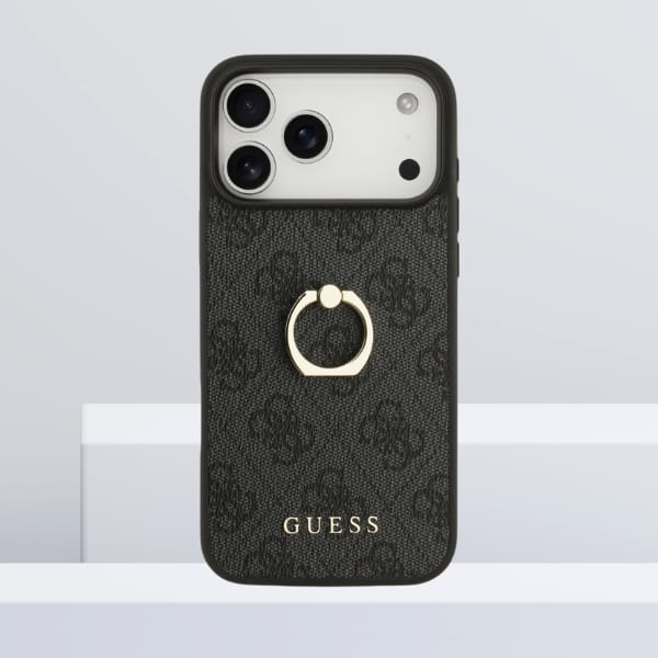 Etui Guess 4G Ring Stand do iPhone 17    Pro Max czarny