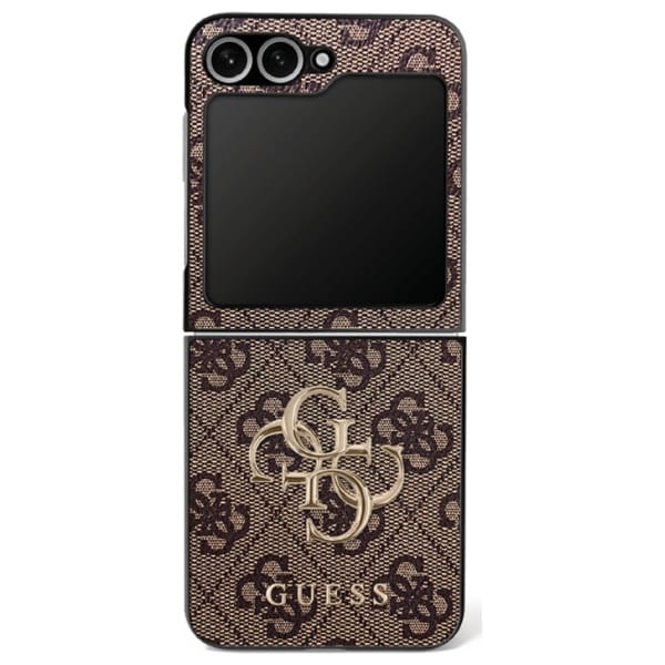 Etui Guess Big 4G Logo Classic Logo do   Samsung Galaxy Z Flip7 brązowy