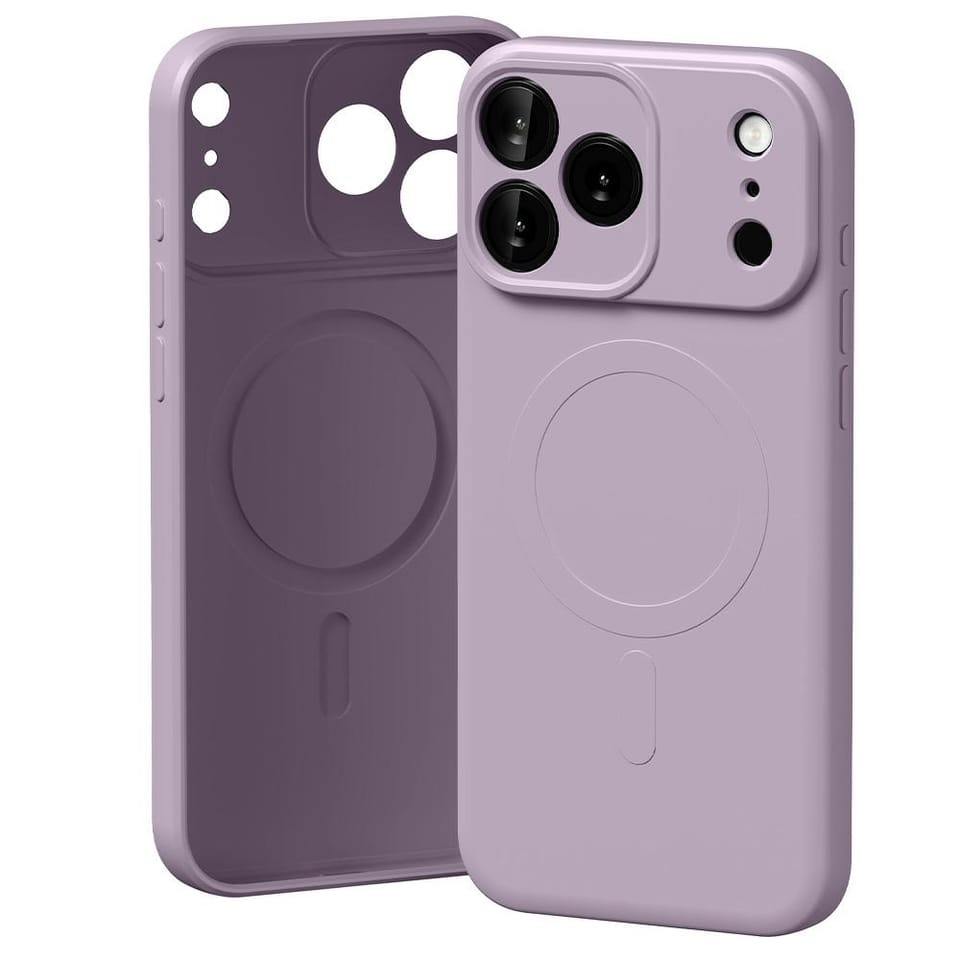 Etui Mercury Semi-Silicone MagSafe do    iPhone 17 Pro lawendowa szarość