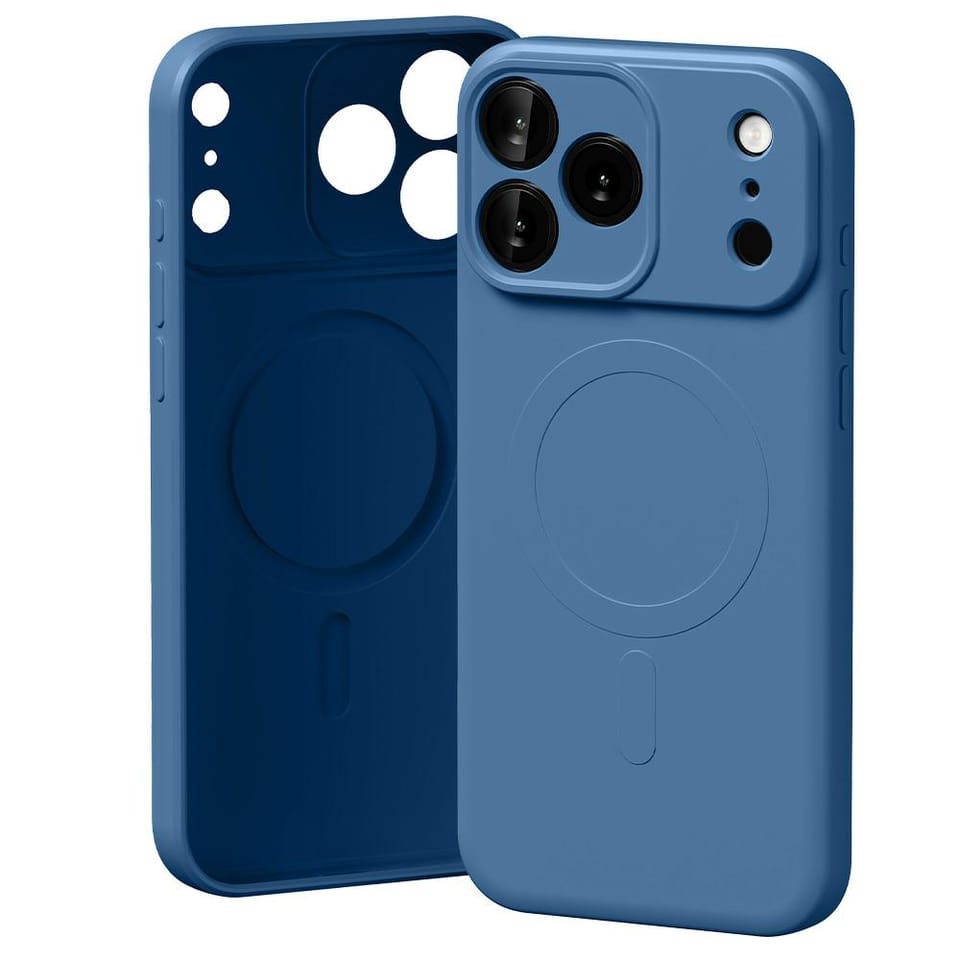 Etui Mercury Semi-Silicone MagSafe do    iPhone 17 Pro niebieski
