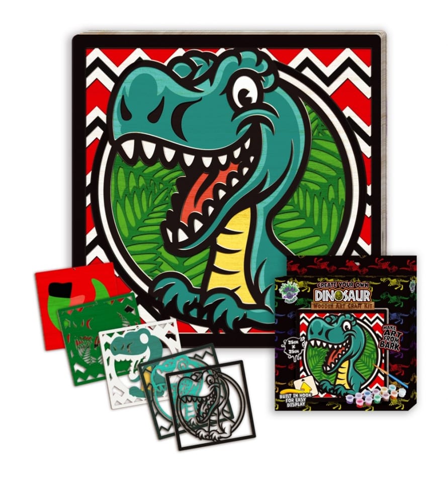 Zestaw do tworzenia obrazów z drewna DINOZAUR 0465-0072-03 Panta Plast