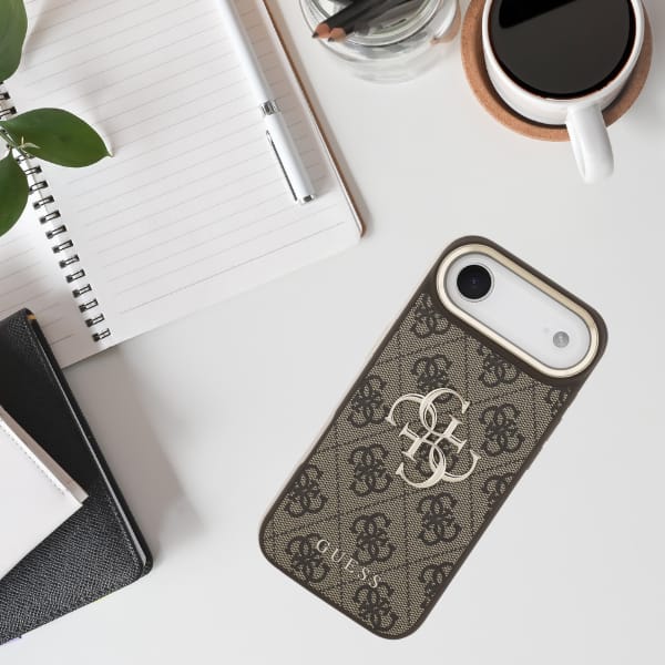 Etui Guess 4G Big 4G Classic Logo do     iPhone Air brązowy złoty