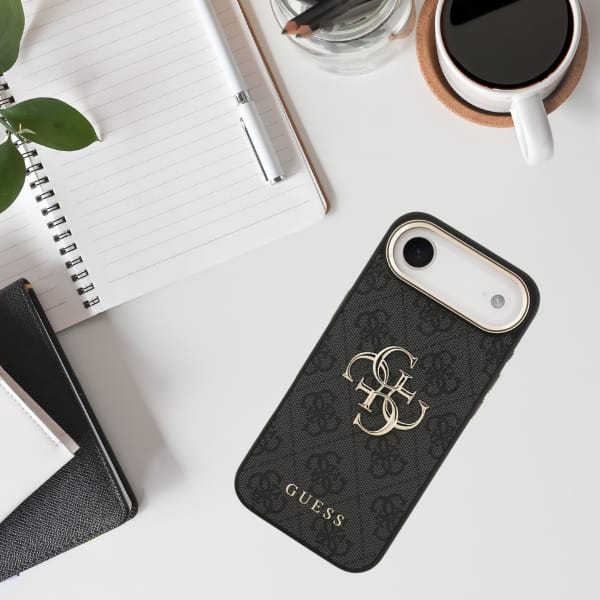 Etui Guess 4G Big 4G Classic Logo do     iPhone Air czarny złoty