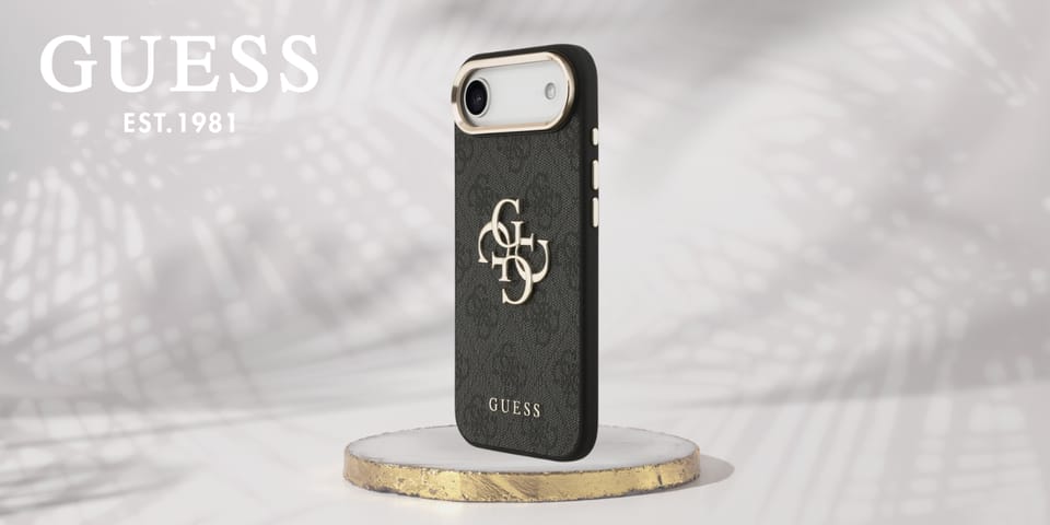 Etui Guess 4G Big 4G Classic Logo do     iPhone Air czarny złoty