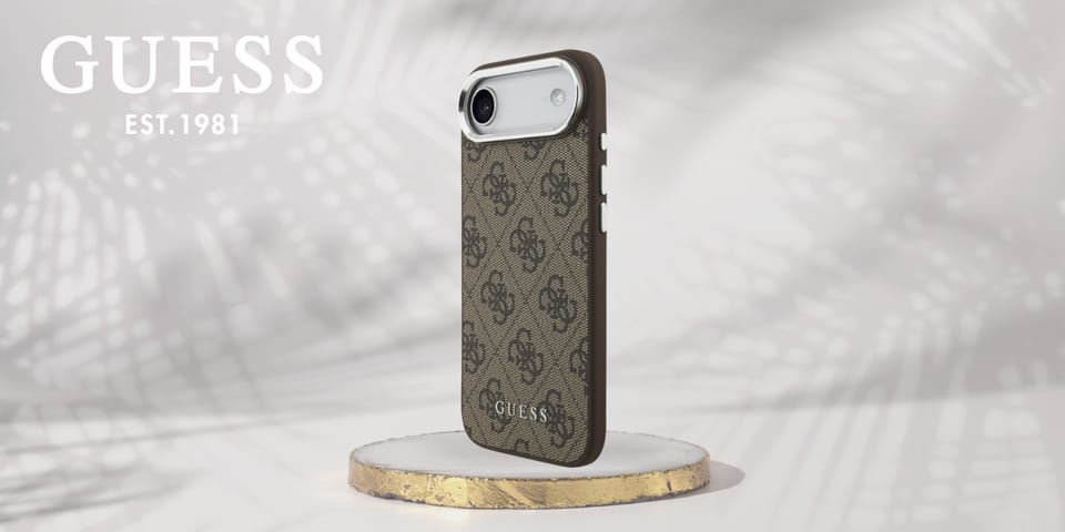 Etui Guess 4G Classic Logo MagSafe do    iPhone Air brązowy