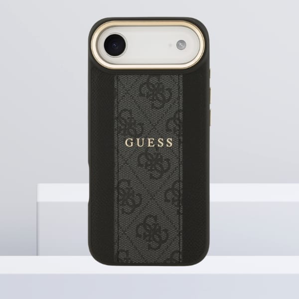 Etui Guess 4G Stripe MagSafe do iPhone   Air czarny