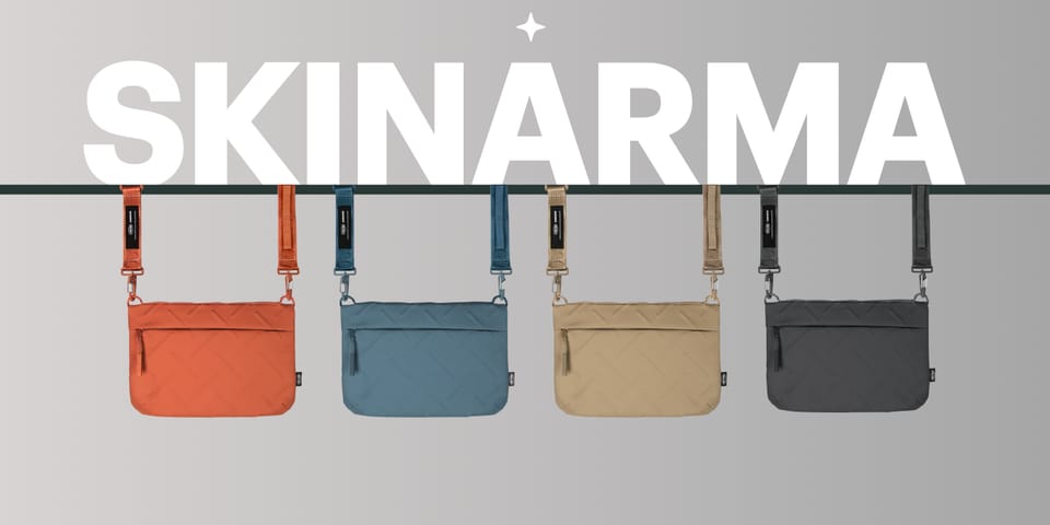 Torebka Crossbody Skinarma Juno ciemno   szary