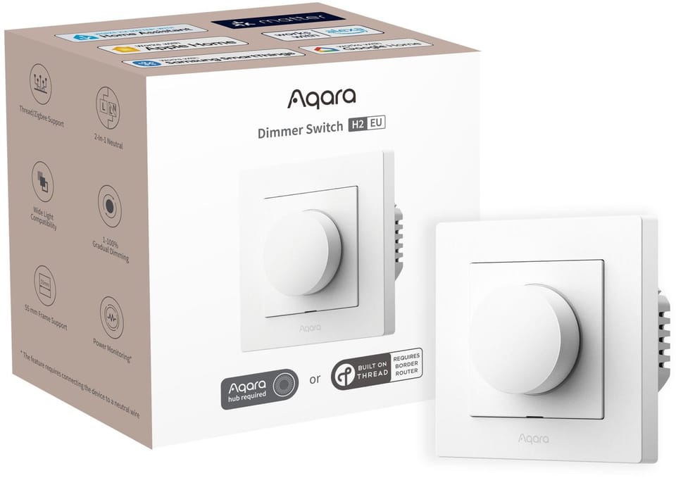 AQARA DIMMER SWITCH H2 EU WHITE
