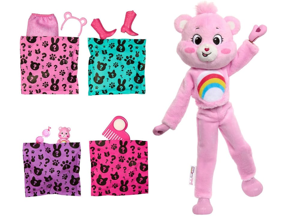 Mattel Barbie lalka Cutie Reveal Troskliwe misie - WESOŁE SERCE ZA6063