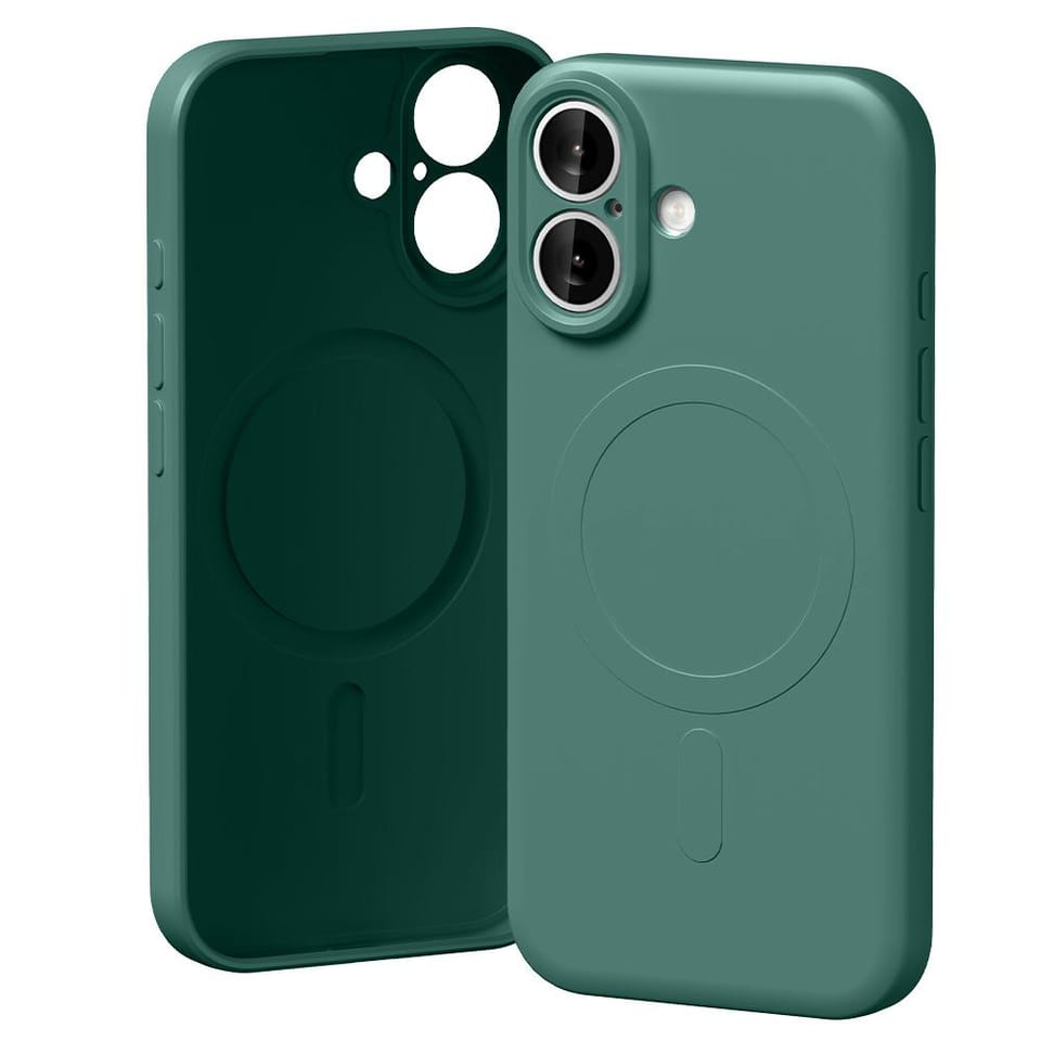 Etui Mercury Semi-Silicone MagSafe do    iPhone 17 zielony