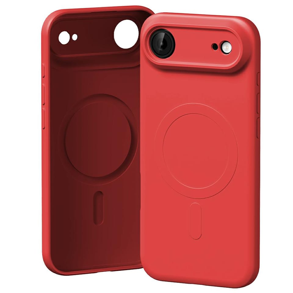 Etui Mercury Semi-Silicone MagSafe do    iPhone Air czerwony