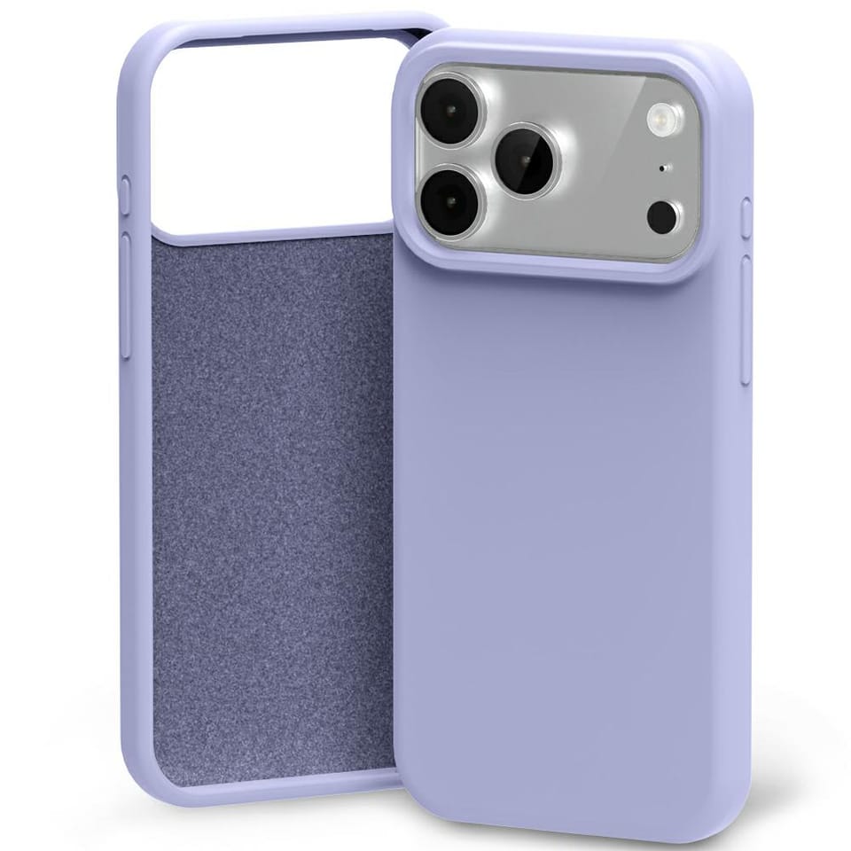 Etui Mercury Silicone do iPhone 17 Pro   lawendowa szarość