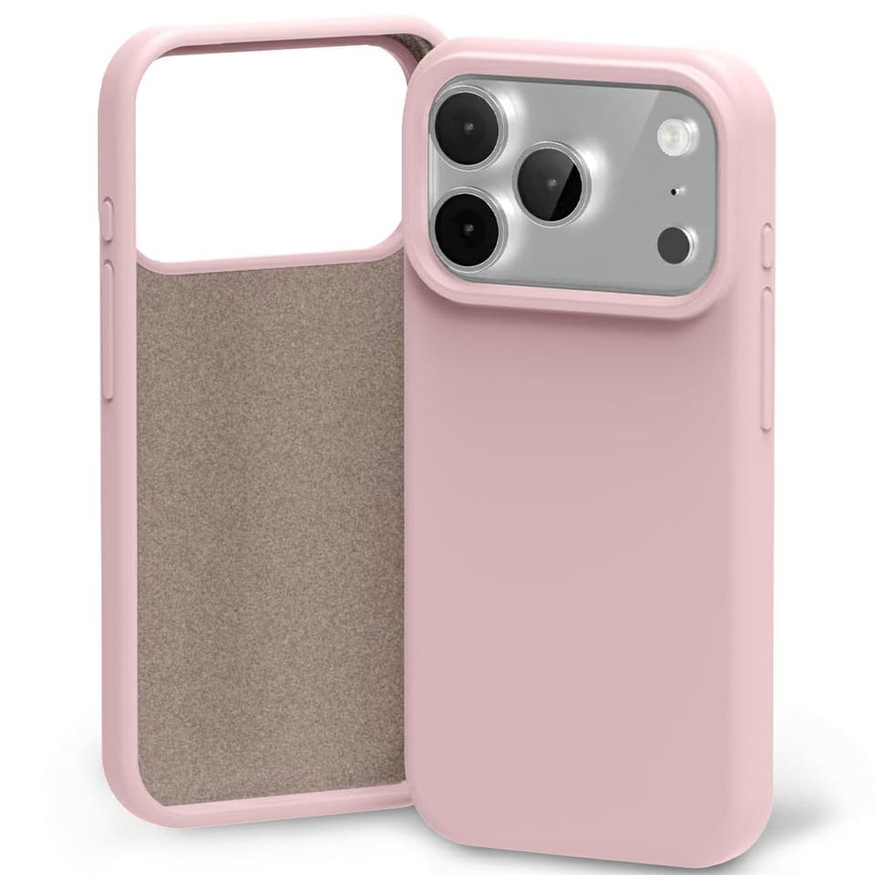 Etui Mercury Silicone do iPhone 17 Pro   Max różowo-piaskowy