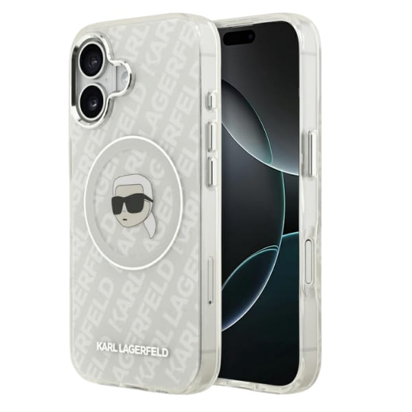 Etui Karl Lagerfeld IML Karl Head Logo   MagSafe do iPhone 17 szary