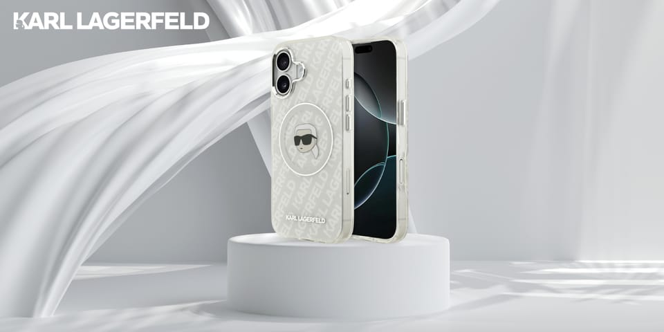 Etui Karl Lagerfeld IML Karl Head Logo   MagSafe do iPhone 17 szary