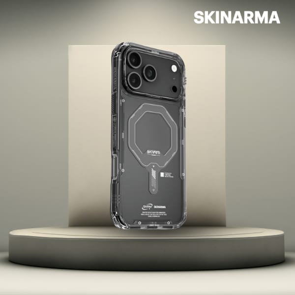 Etui Skinarma Saido do iPhone 17 Pro Max Magnetic Charging grafitowy