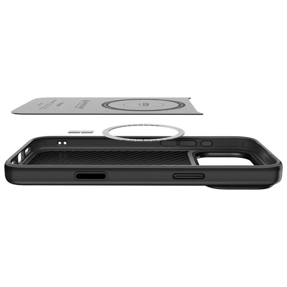Etui Spigen Enzo Aramid "T" Mag MagSafe  do iPhone 17 Pro czarny