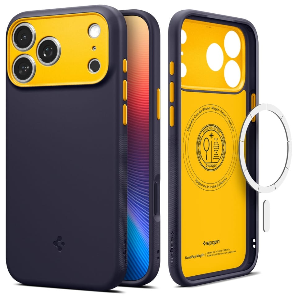 Etui Spigen Nano Pop Mag MagSafe do      iPhone 17 Pro Max granatowy